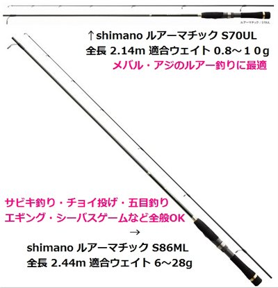 シマノ ルアーマチック